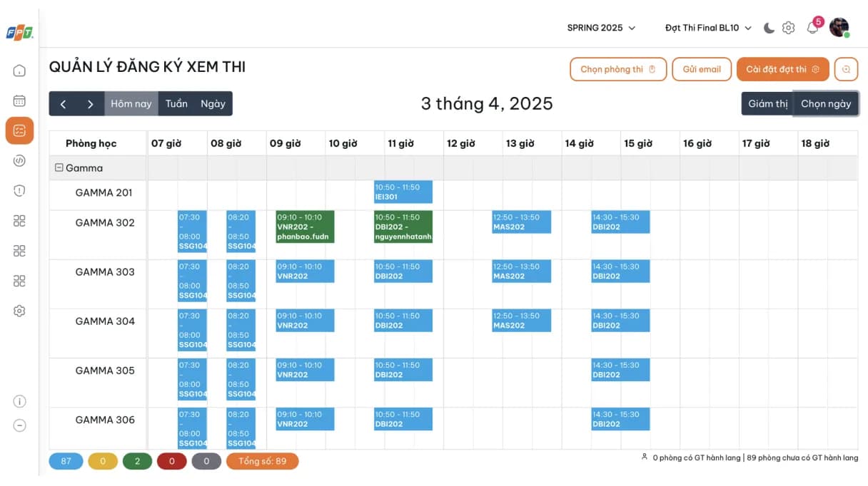 FPTU Exam Management
