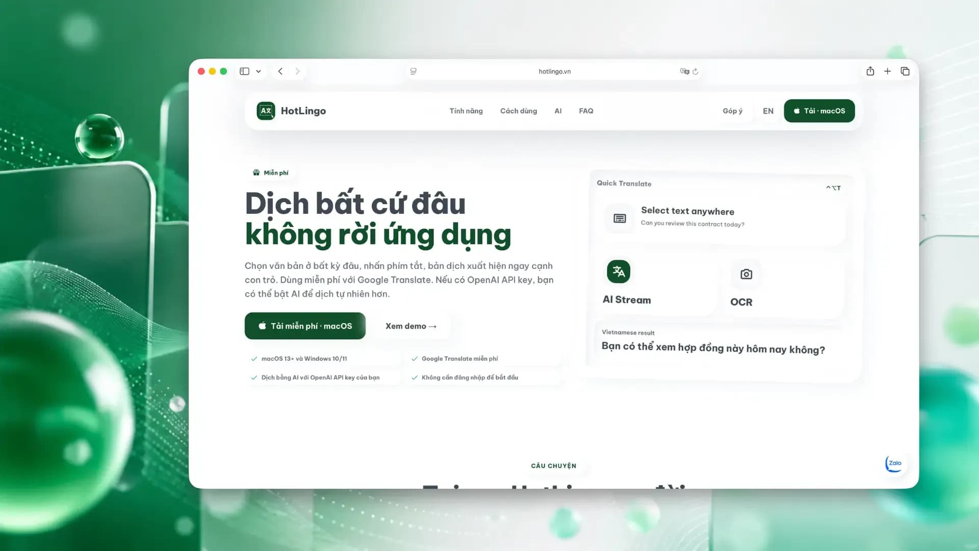 HotLingo AI Translation